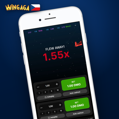 Funkce auto-bet pro opakování sázek v Aviator game Wingaga Casino