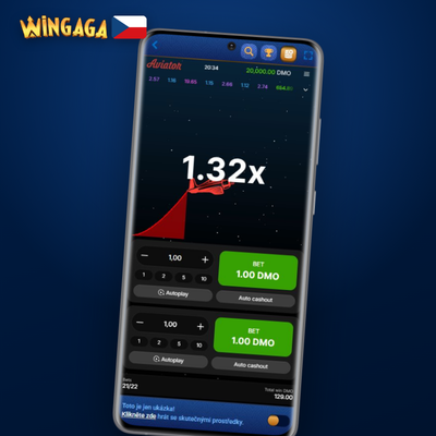 Živý chat hráčů přímo v herním okně Aviator ve Wingaga Casino