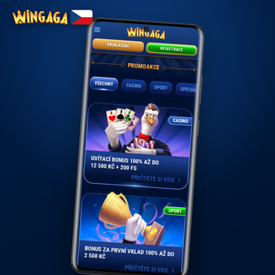 Víkendový reload bonus Wingaga Casino – 50 % dorovnání vkladu až do 17 500 CZK