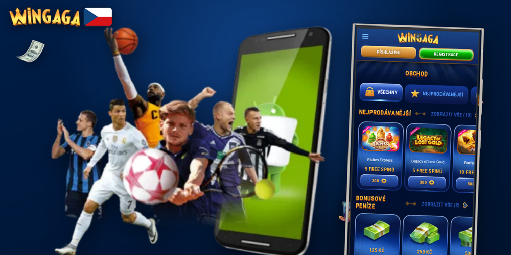 Wingaga Casino no vítězný bonus s 200 free spiny a odměnou až 12 500 CZK