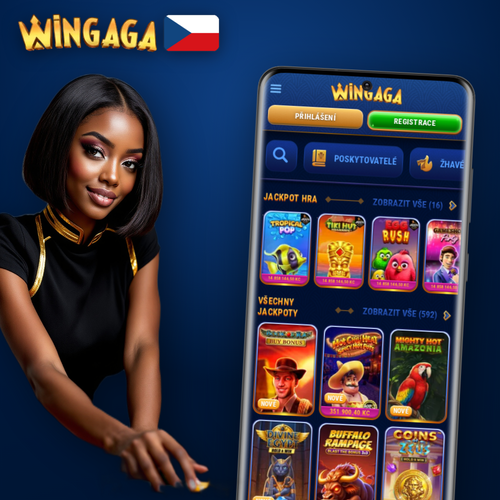 Wingaga Casino mobilní aplikace na telefonu – kasino i sportovní sázky vždy po ruce