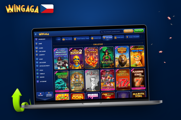 Wingaga Casino na počítači i mobilu propojených cloudem – jeden herní účet