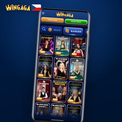 Živé kasino v HD studiu přímo v mobilní aplikaci Wingaga Casino
