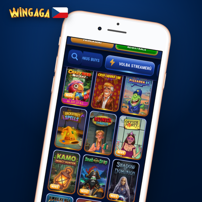 Sportovní sázky na fotbal a další sporty v mobilním kasinu Wingaga Casino