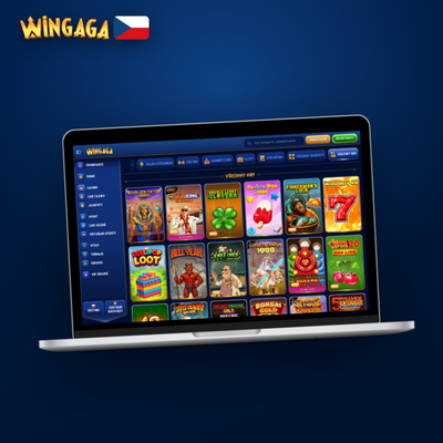 Wingaga Casino mobilní PWA aplikace pro Android a iOS na chytrém telefonu