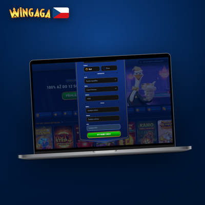Způsob registrace přes telefon ve Wingaga Casino s ověřením SMS kódem